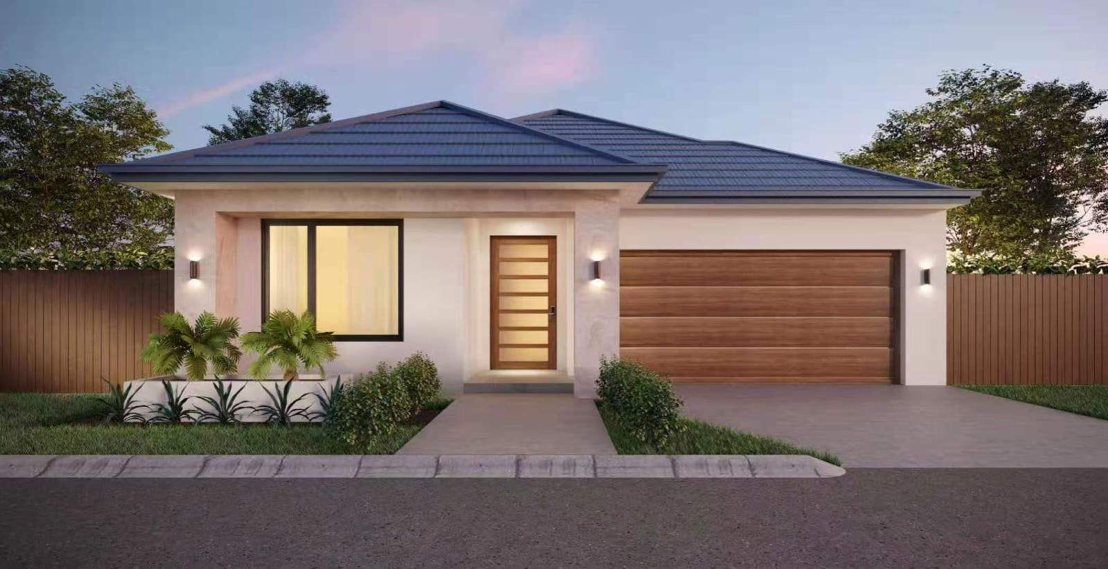 3D render of the single storey home option